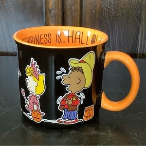 Peanuts Happiness is Halloween 20oz Camper Mug - Snoopy Linus Lucy Charlie Brown